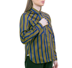 Women's Virginia western striped shirt in silk