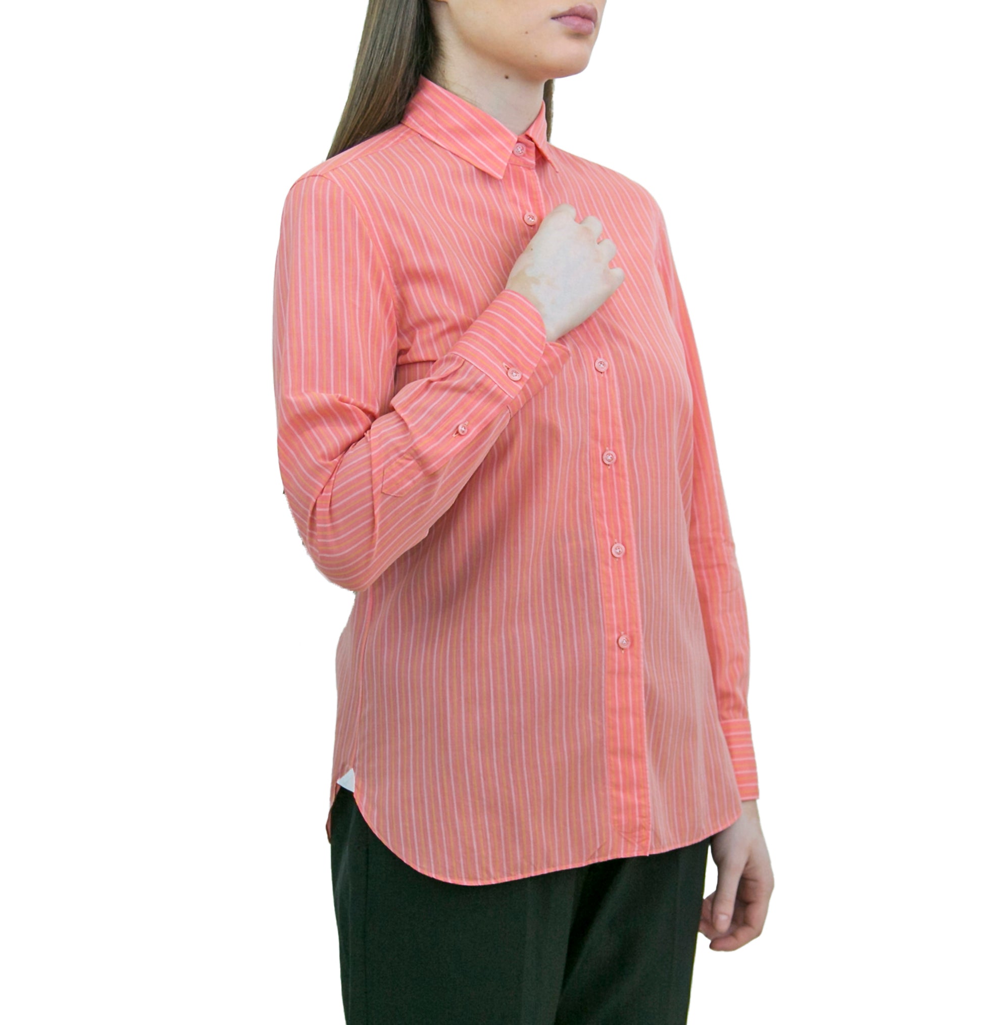 Camicia da donna Ivana 170 a due fondo rigato rosa