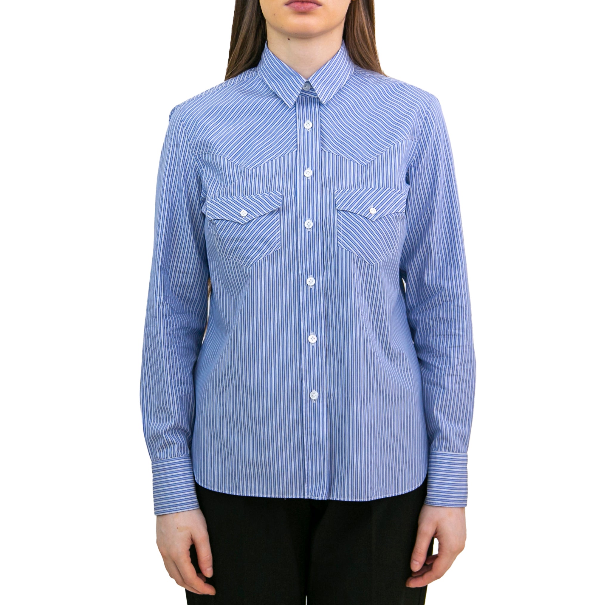 Women's Virginia western shirt "170 a due" striped