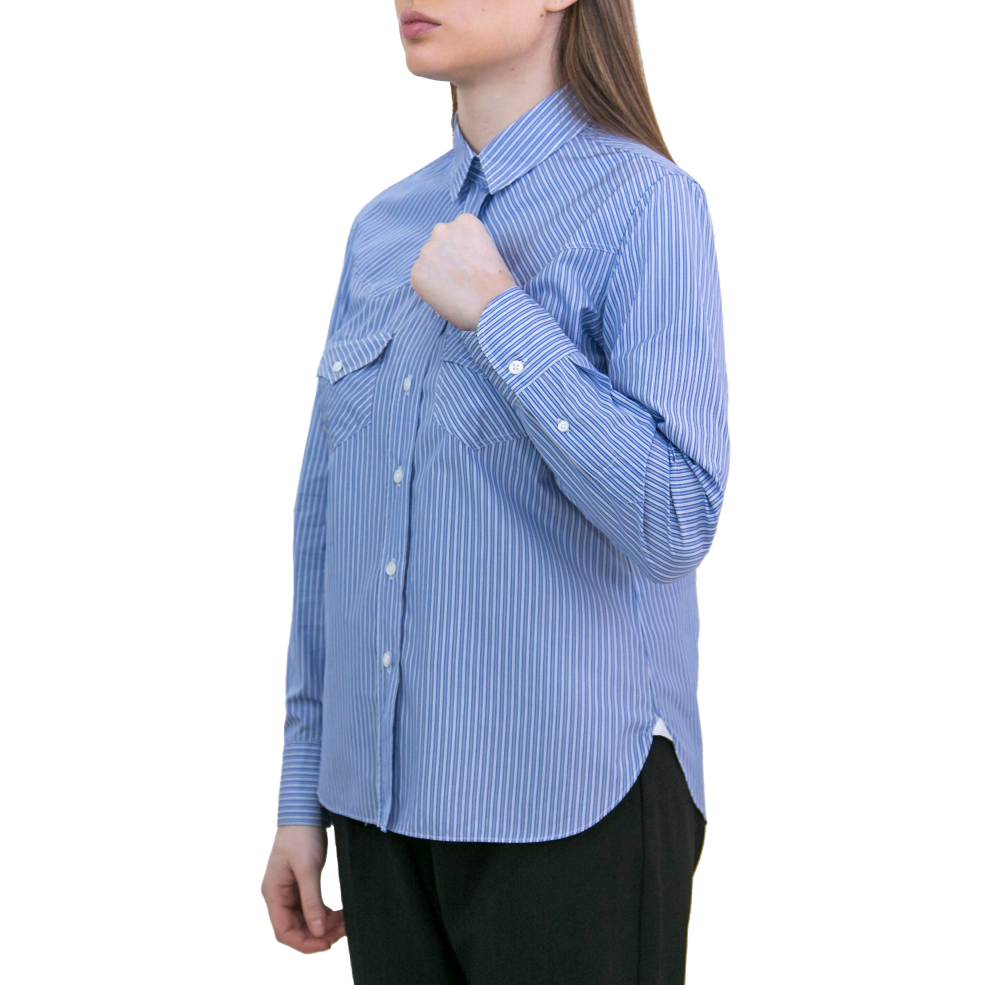 Camicia donna western Virginia 170 a due rigata