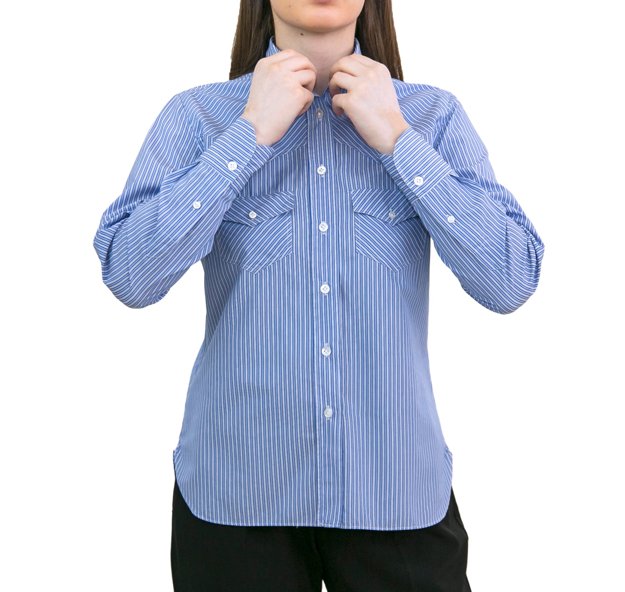 Camicia donna western Virginia 170 a due rigata