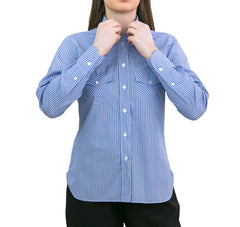 Women's Virginia western shirt "170 a due" striped