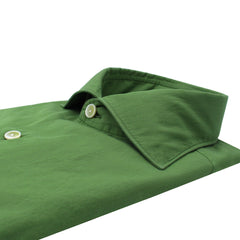 Milano slim fit shirt woven Carlo Riva green