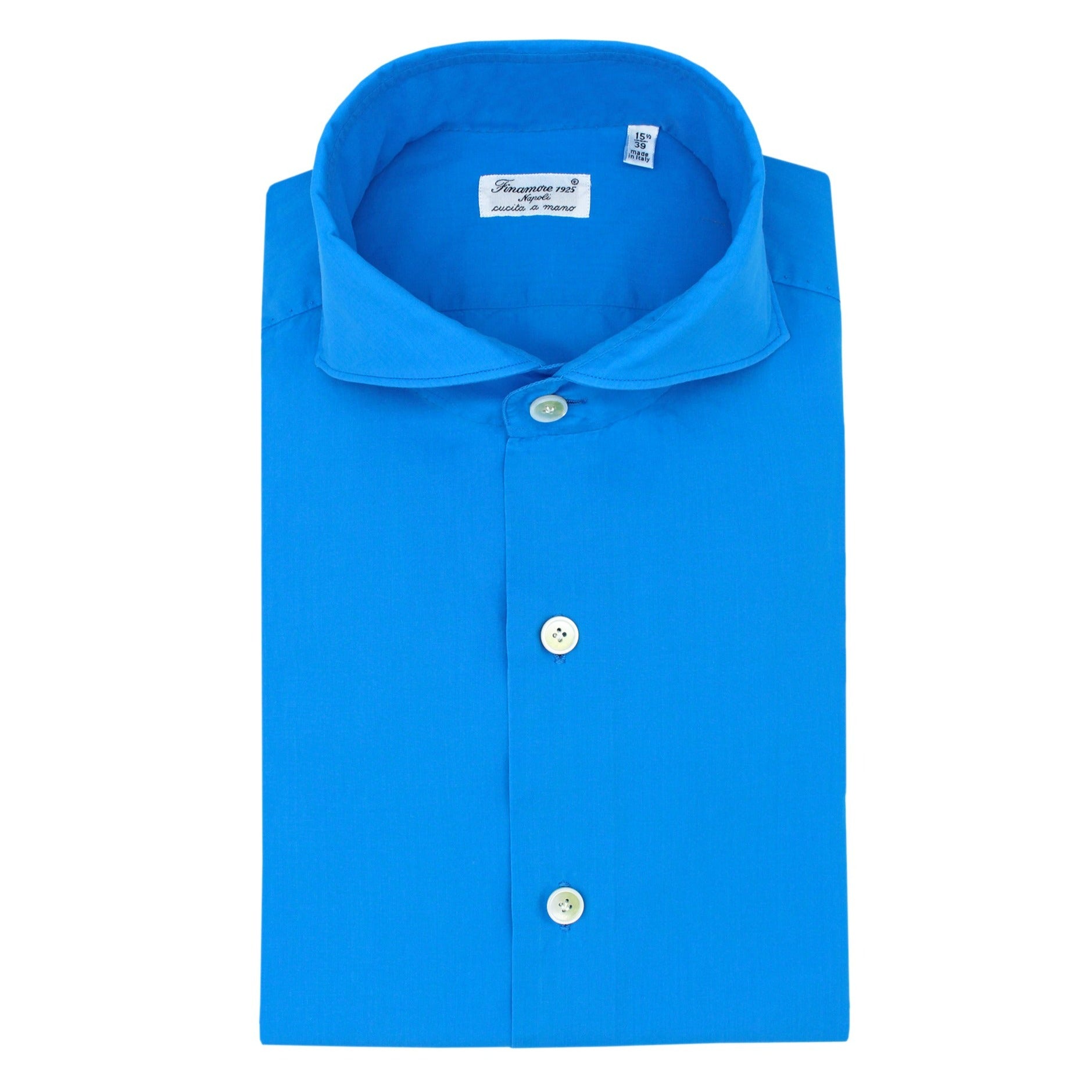Carlo Riva cotton slim fit Milano shirt with enzyme treatment