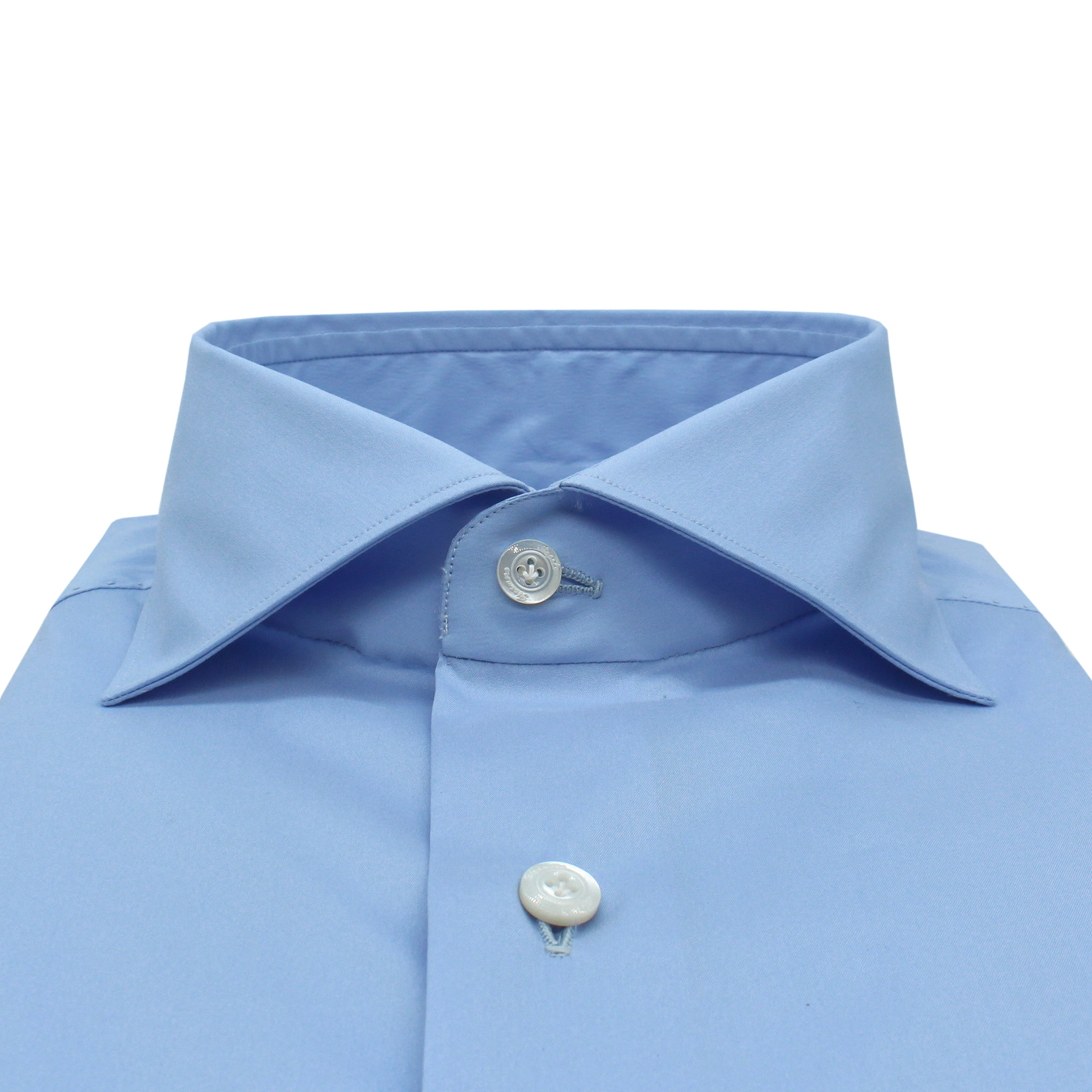 Dress shirt Milan slim fit elasticated light blue