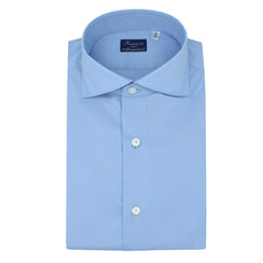 Dress shirt Milan slim fit elasticated light blue