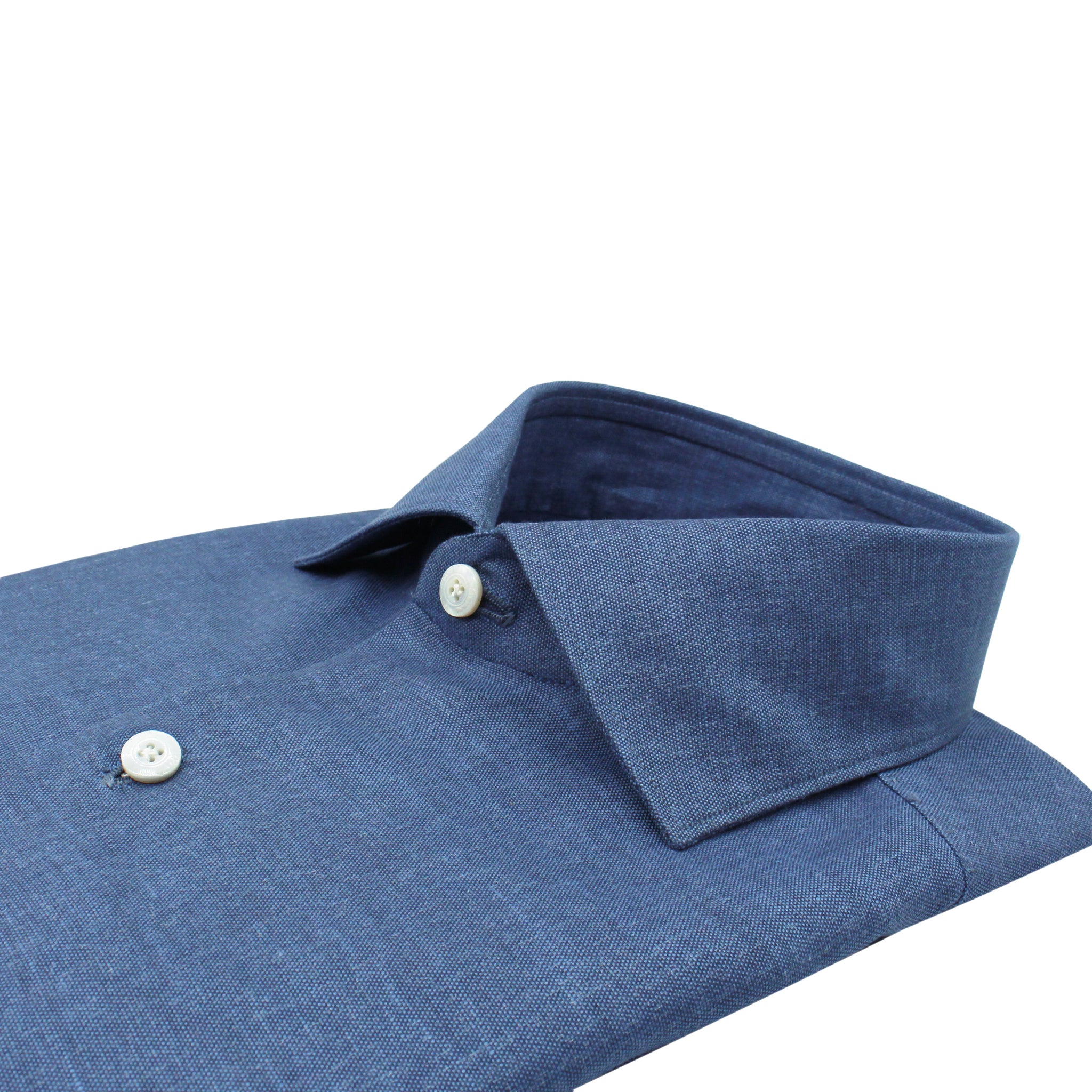 Slim fit shirt Milano blue Carlo Riva fabric