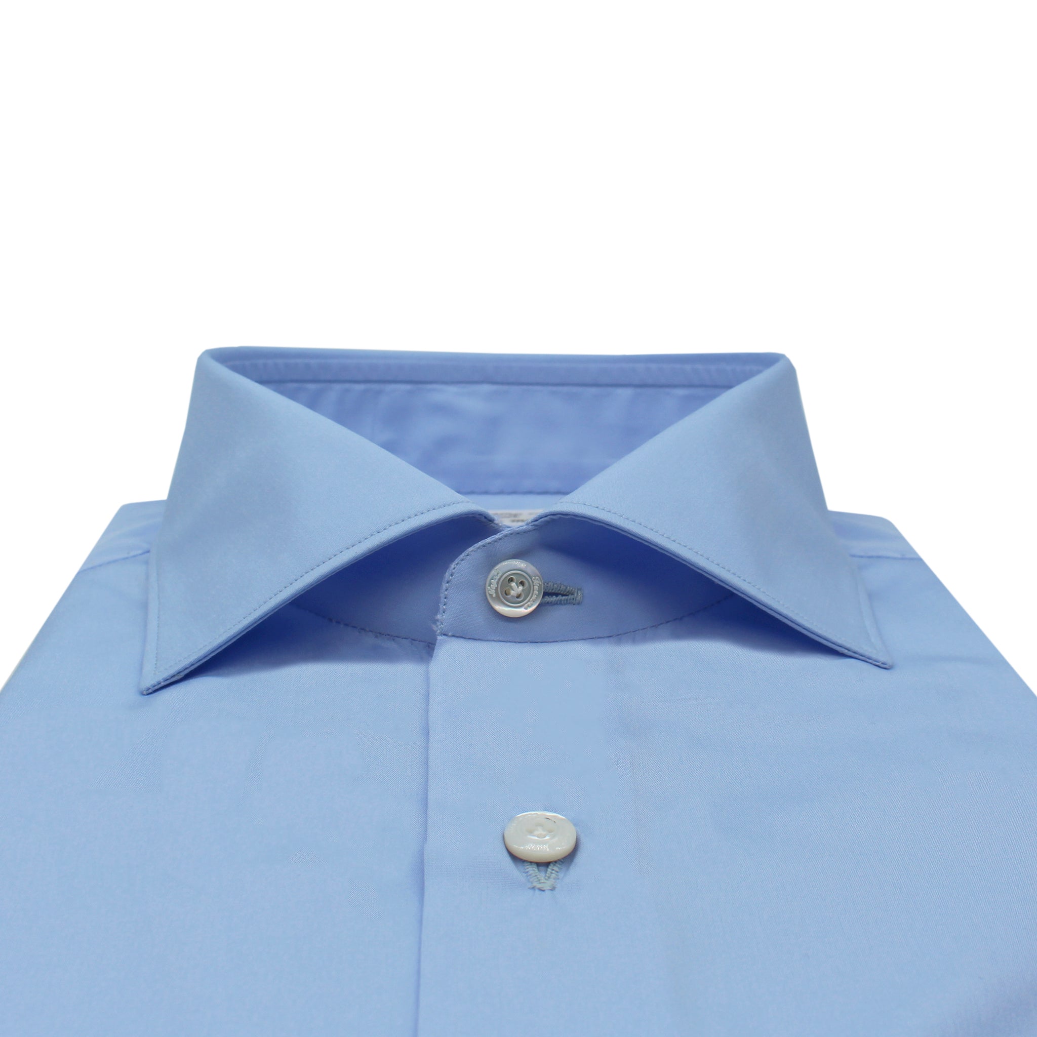 MILANO classic slim fit shirt in light blue cotton