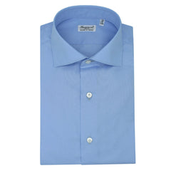 MILANO classic slim fit shirt in light blue cotton