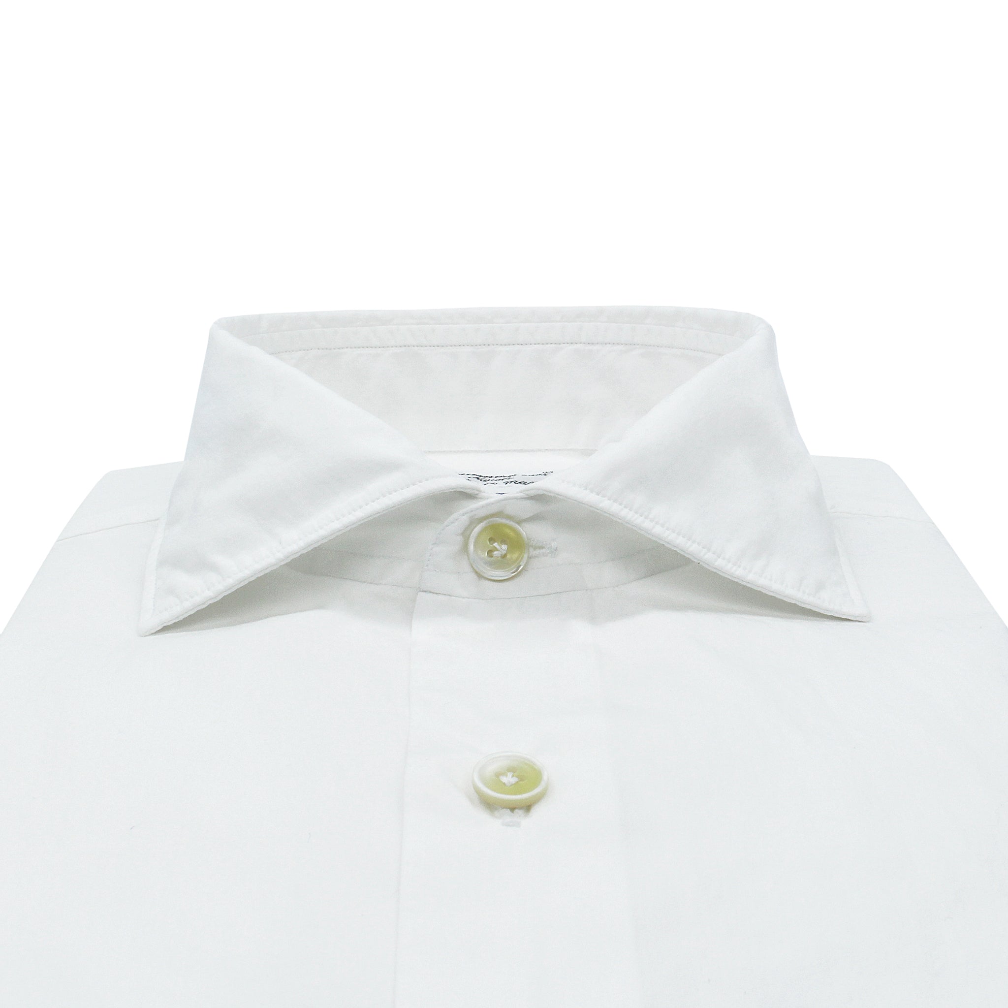 Classic Milano slim fit white cotton shirt