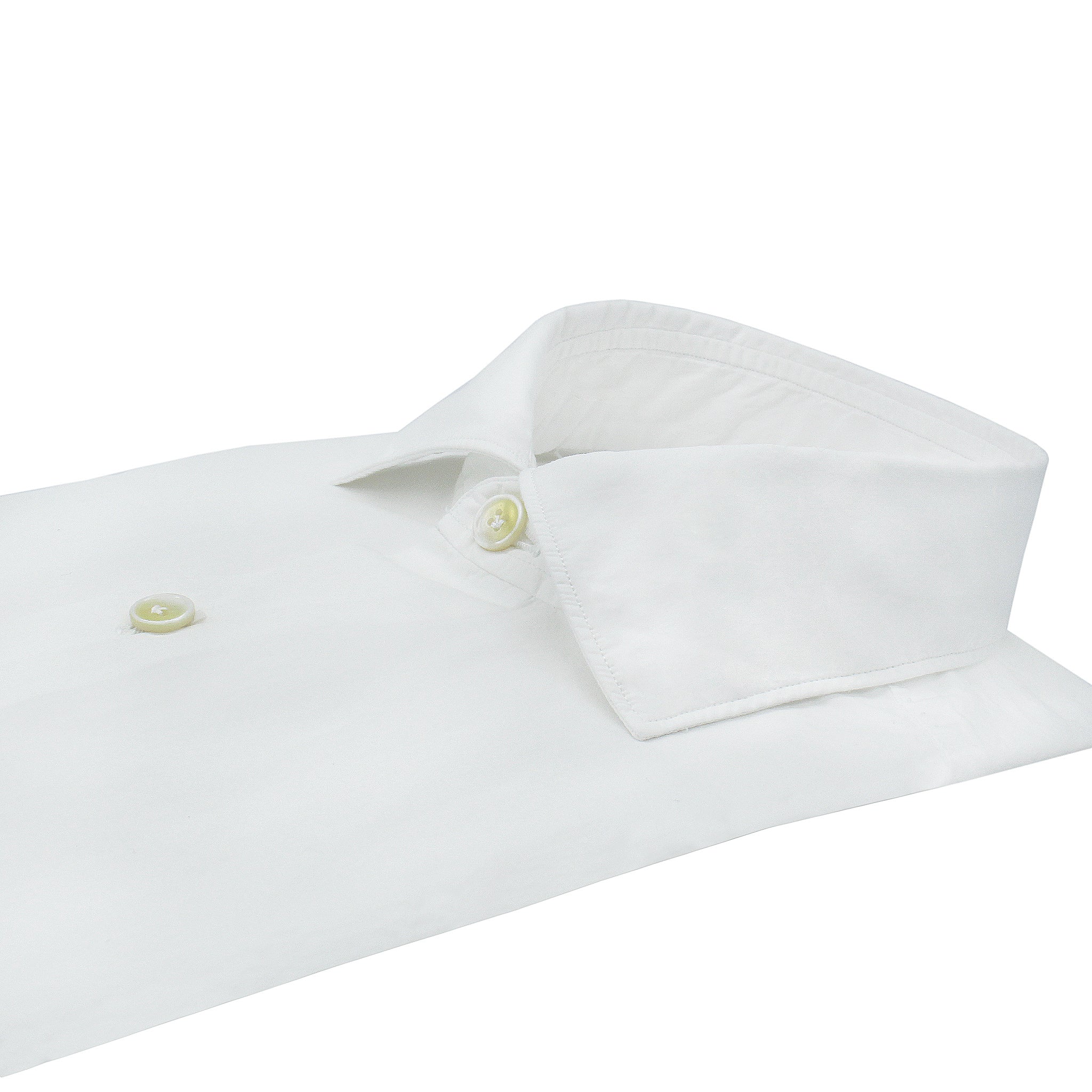 Classic Milano slim fit white cotton shirt