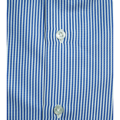 Camicia Milano slim fit rigata azzurra. Finamore 1925