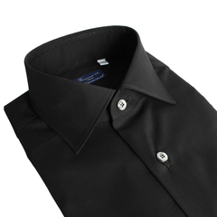 Dress shirt Milan slim fit elasticated dark blue, black or brown