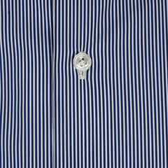 Camicia Milano classica slim fit rigata bianca stretch blu o viola