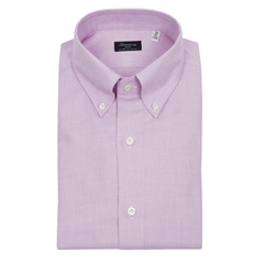 Regular fit shirt Napoli flannel light violet cotton ashmere
