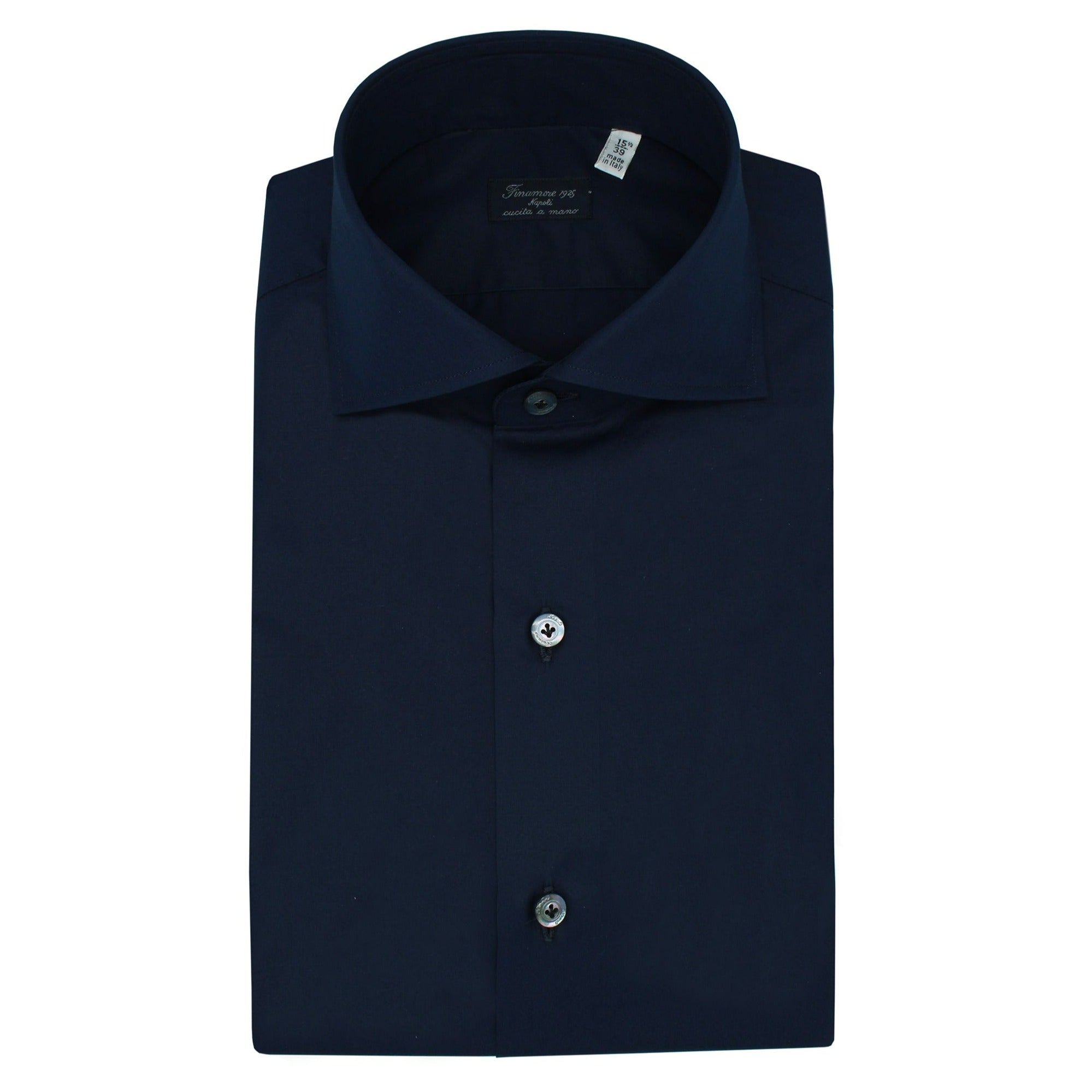 Classic Napoli shirt in dark blue cotton