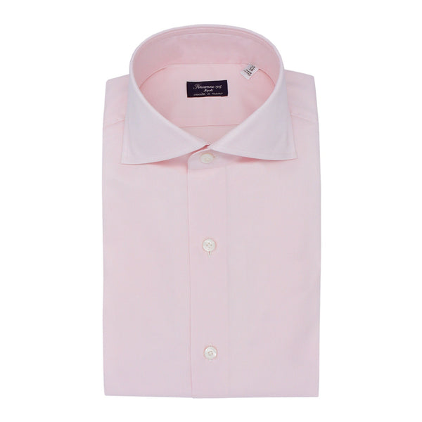 Classic shirt Napoli oxford white, litght blue and light pink Finamore 1925
