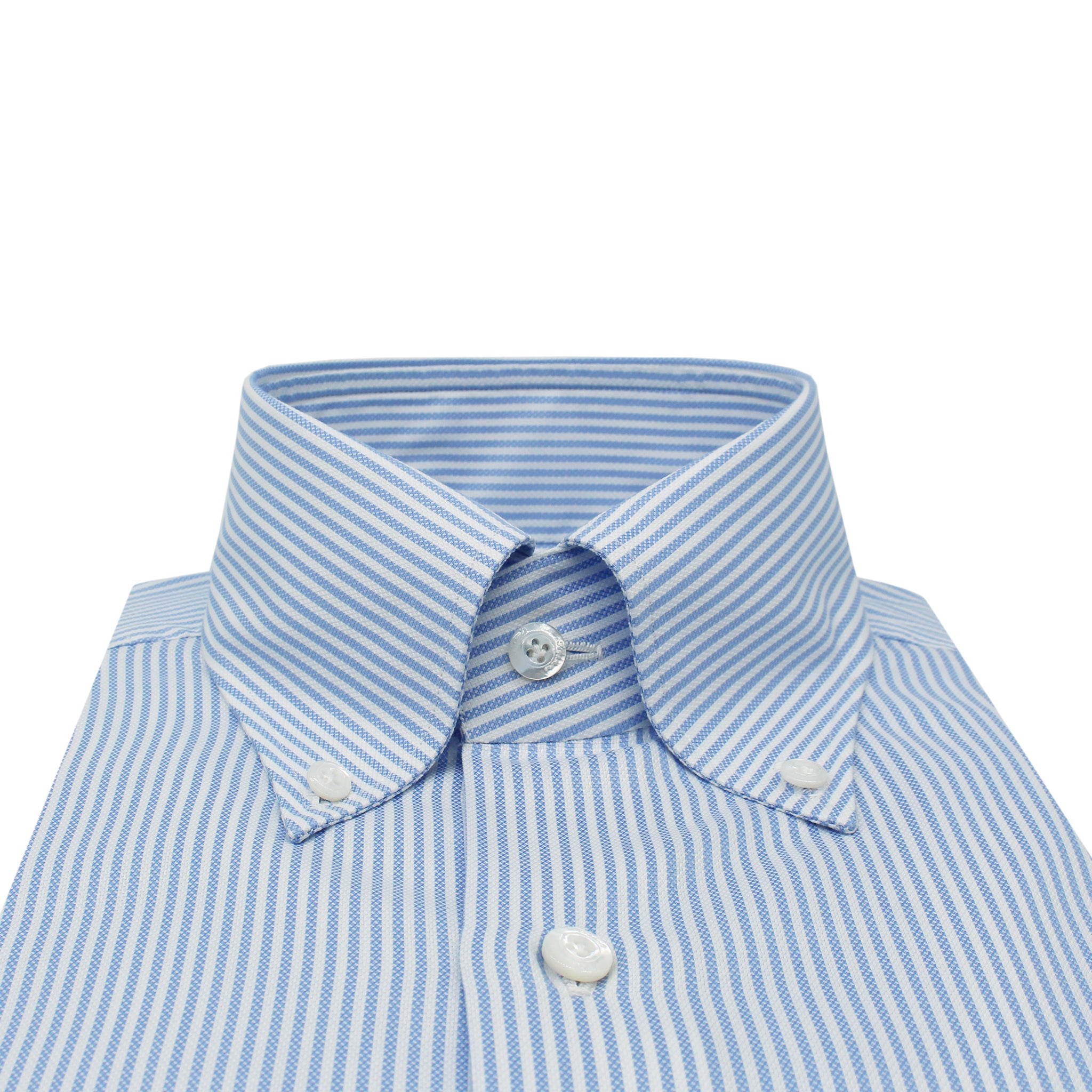 Naples striped button down cotton shirt