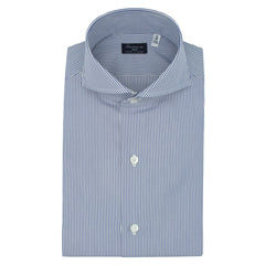 Naples classic fit shirt in blue striped cotton