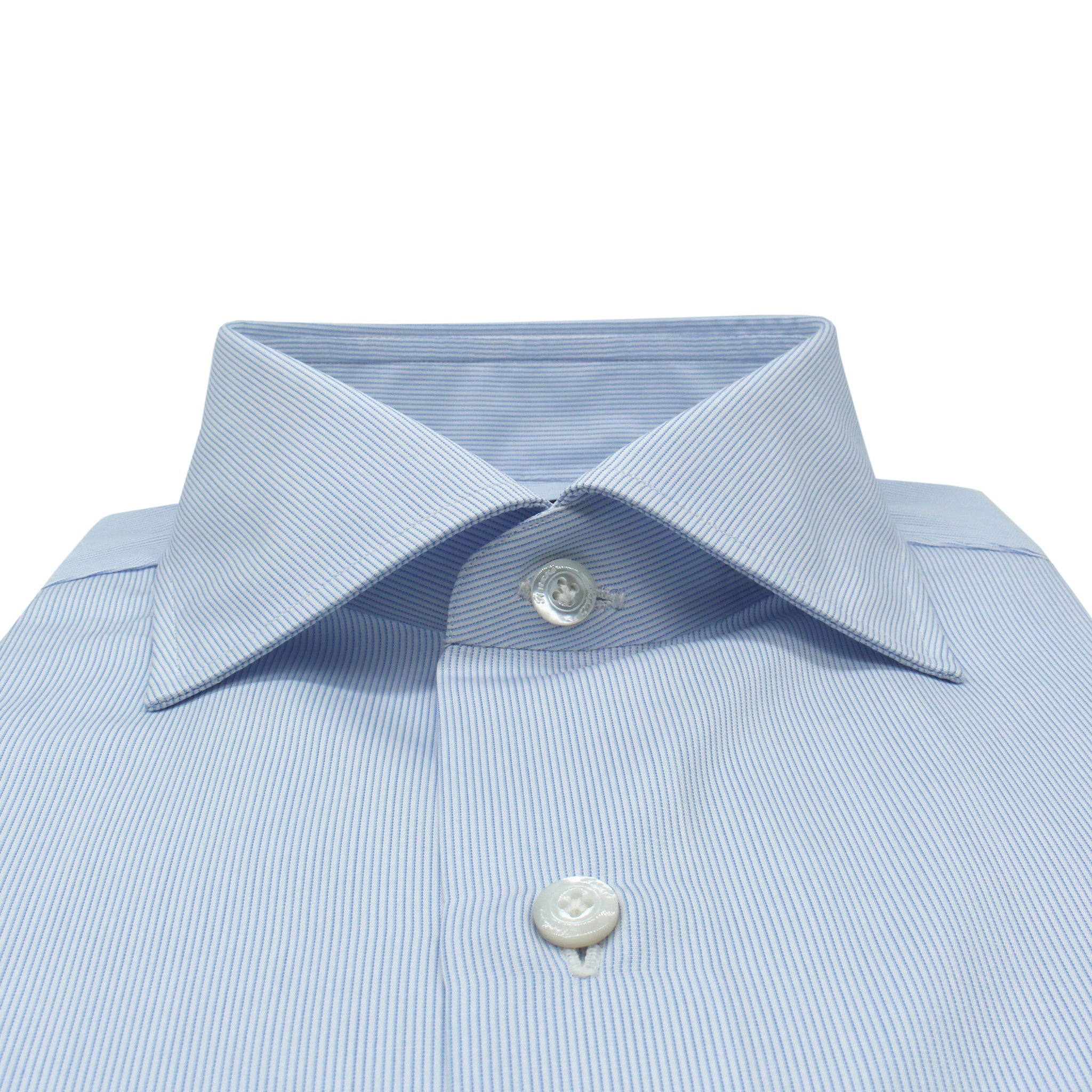 Classic Napoli shirt light blue line fit regular
