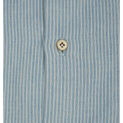 Napoli regular dress shirt in twill cotton and cashmere striped