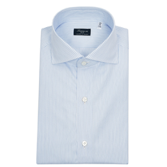 Napoli regular striped dress shirt in poplin cotton Finamore 1925