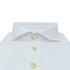 Orlando polo shirt in white or green jersey