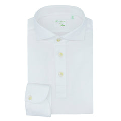 Orlando polo shirt in white or green jersey
