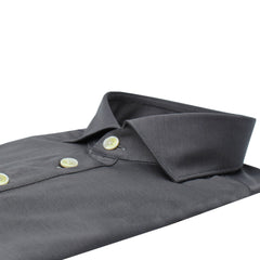 Polo Orlando in cotone jersey marrone, grigio e verde chiaro