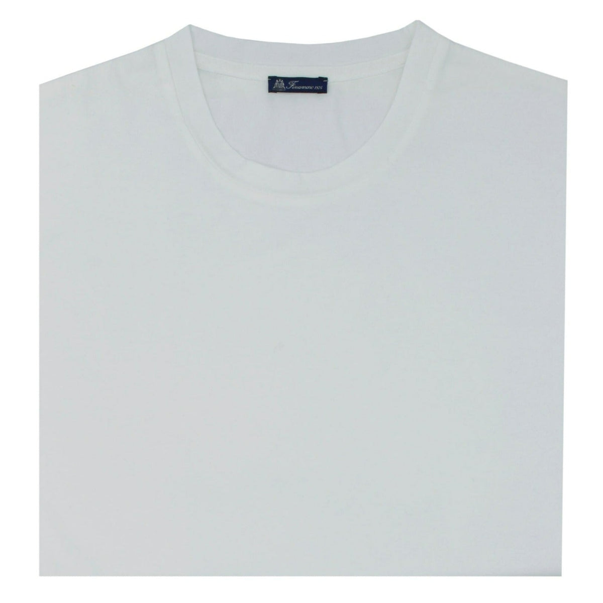 White garment dyed Supima cotton t-shirt