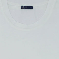 White garment dyed Supima cotton t-shirt