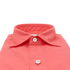 Camicia Tokyo slim fit in cotone ultraleggero rosa, corallo, blu, marrone