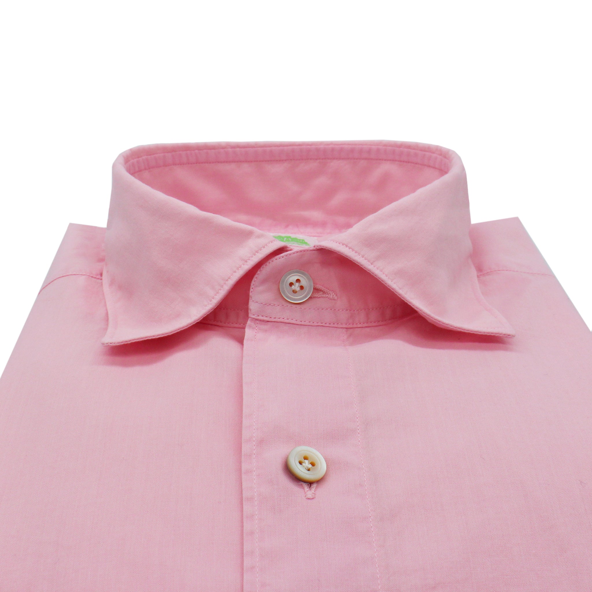 Camicia Tokyo slim fit in cotone ultraleggero rosa, corallo, blu, marrone
