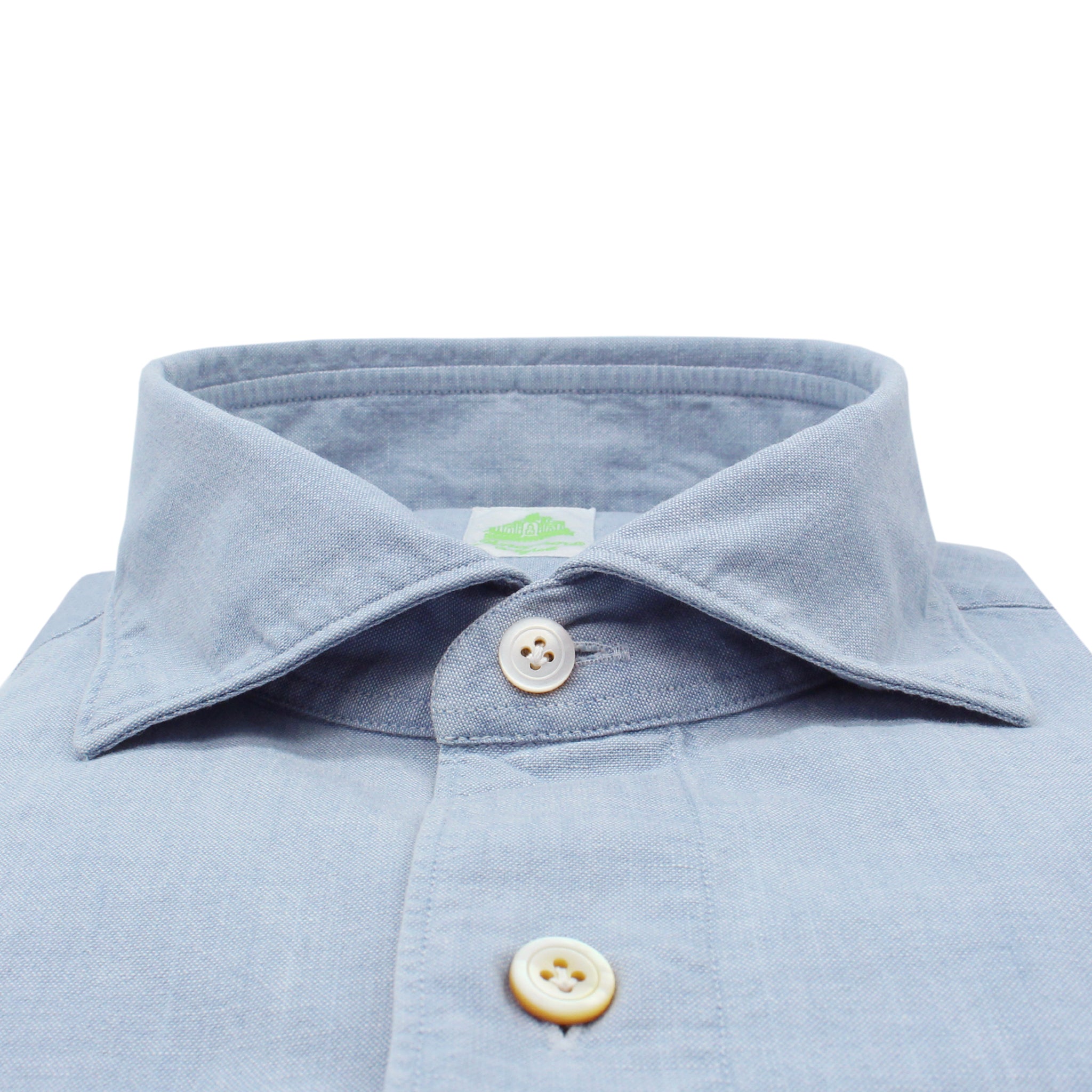 Camicia sportiva Tokyo slim fit in denim chiaro