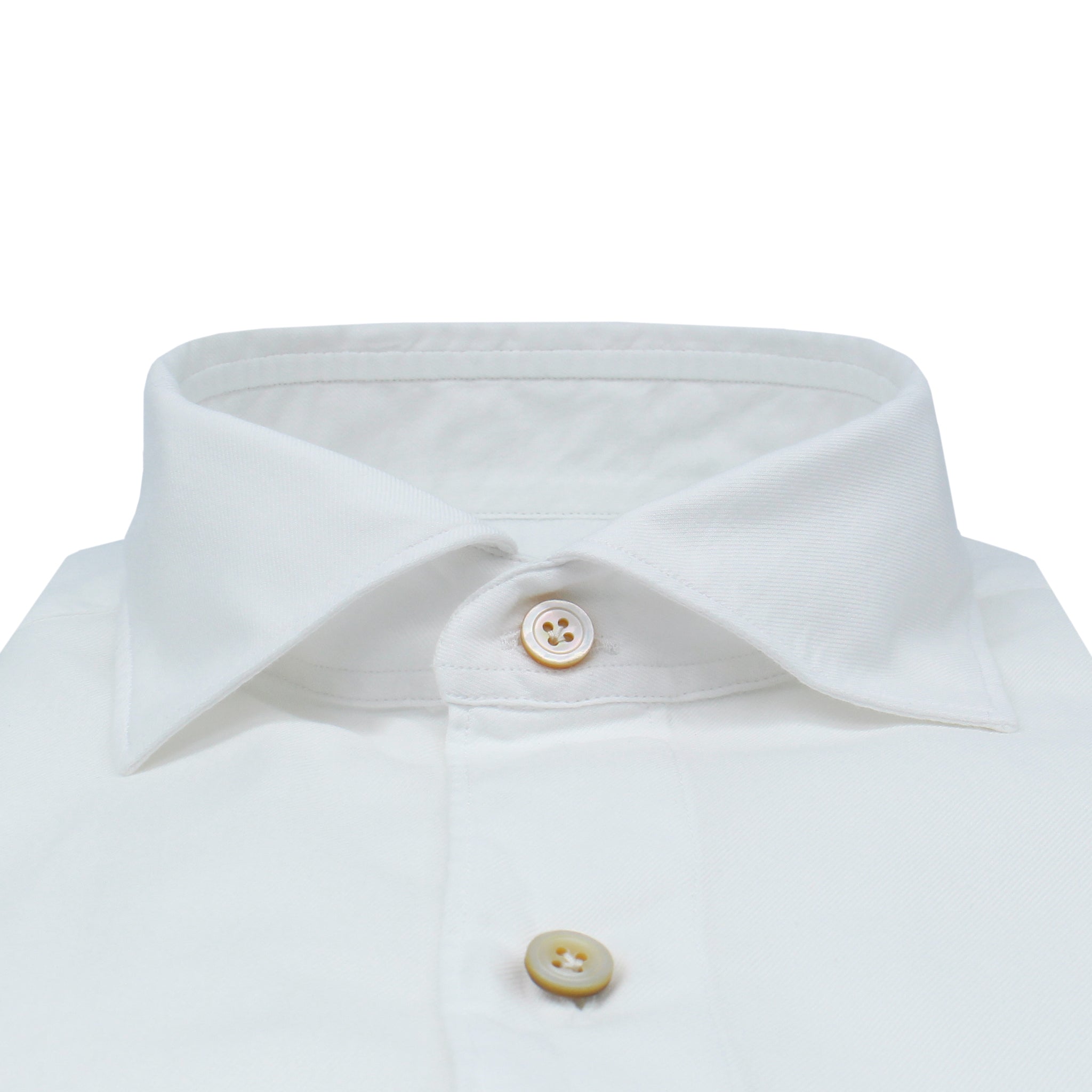 Tokyo sport shirt in white twill cotton