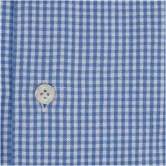 Camicia sportiva button down tokyo in vichy chambray blu o rosa