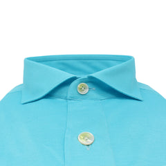 Camicia Toronto rossa slim fit in cotone jersey