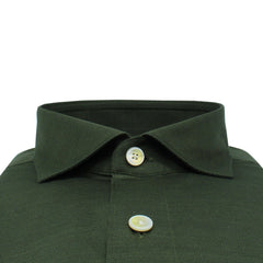 Camicia Toronto rossa slim fit in cotone jersey