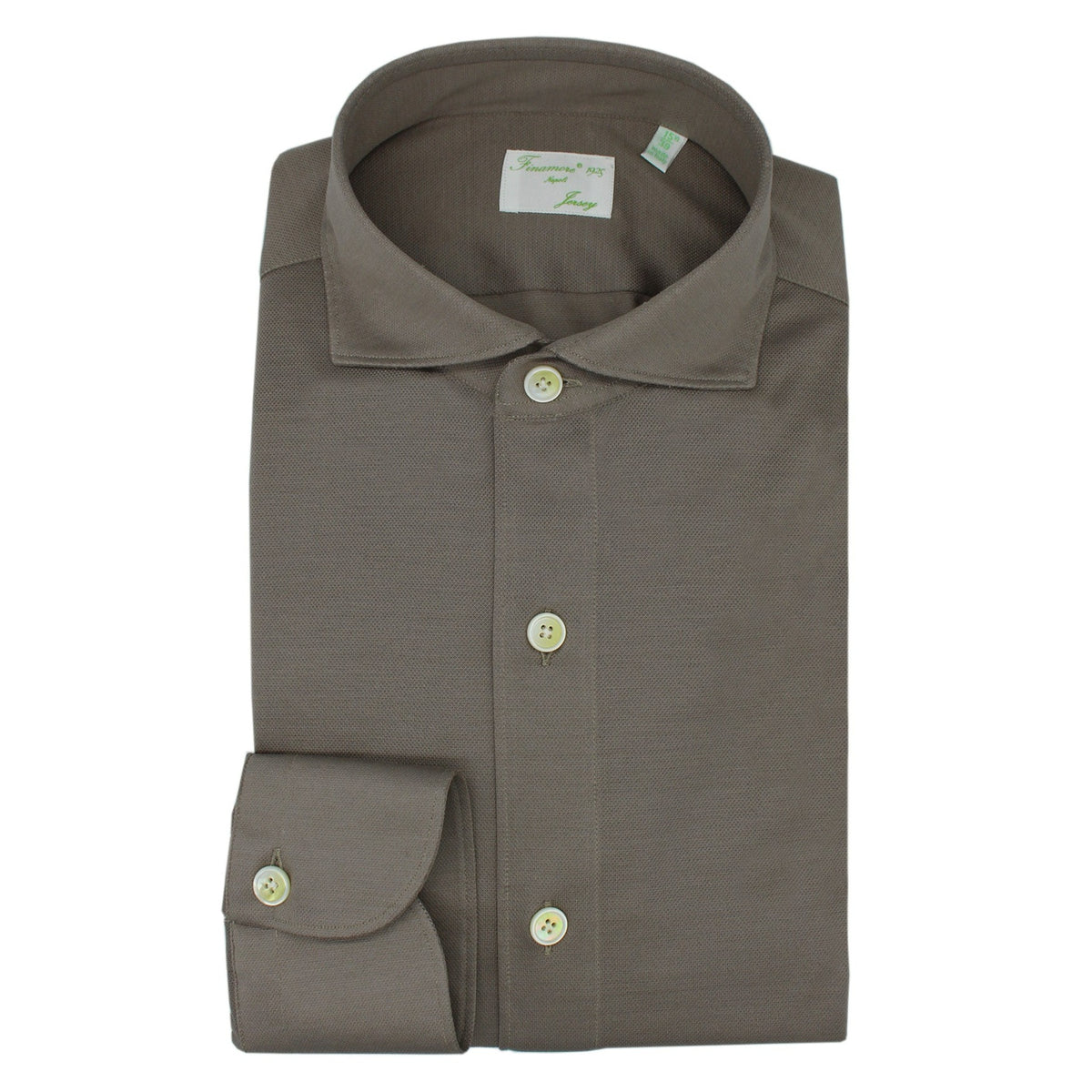Camicia Toronto rossa slim fit in cotone jersey