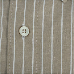 Camicia sportiva button down tokyo in chambray rigato blu, rosa o beige