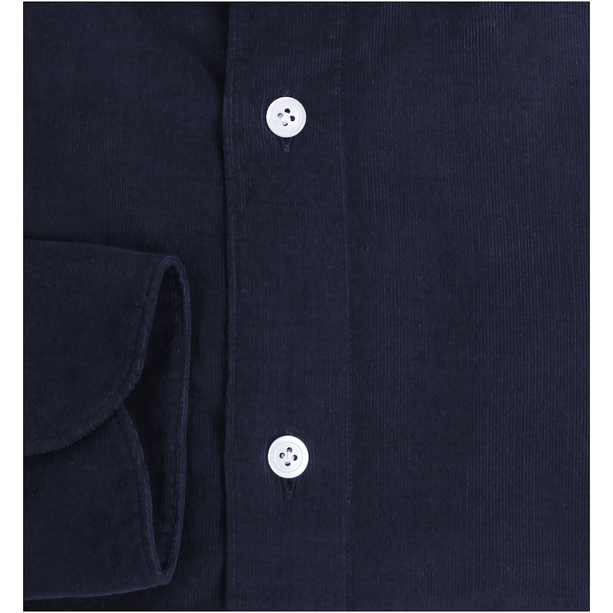 Camicia sportiva Tokyo slim fit cotone velluto blu o marrone Finamore 1925
