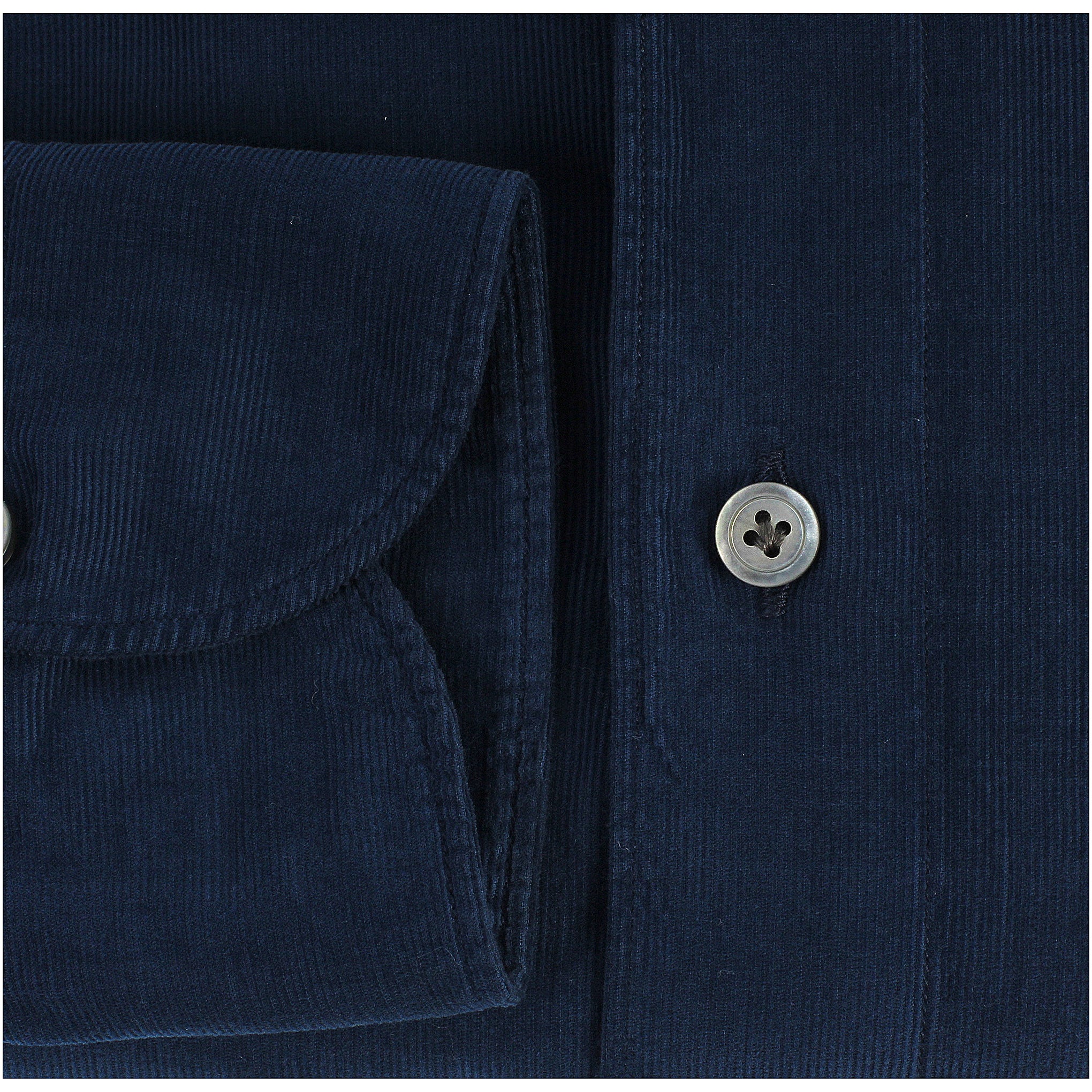 Shirt sport slim fit velvet cotton blue or grey garment dyed Tokyo Finamore 1925