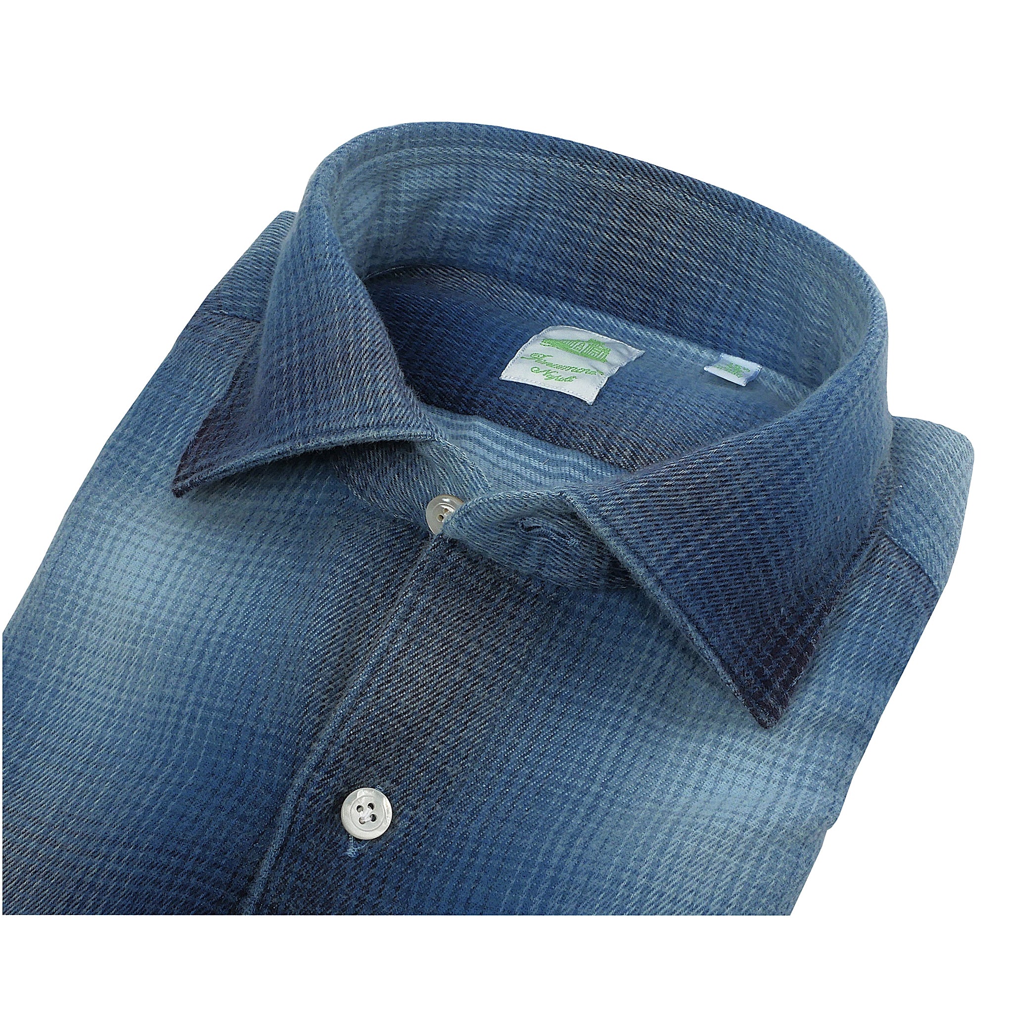 Camicia sportiva Tokyo slim fit in cotone indaco
