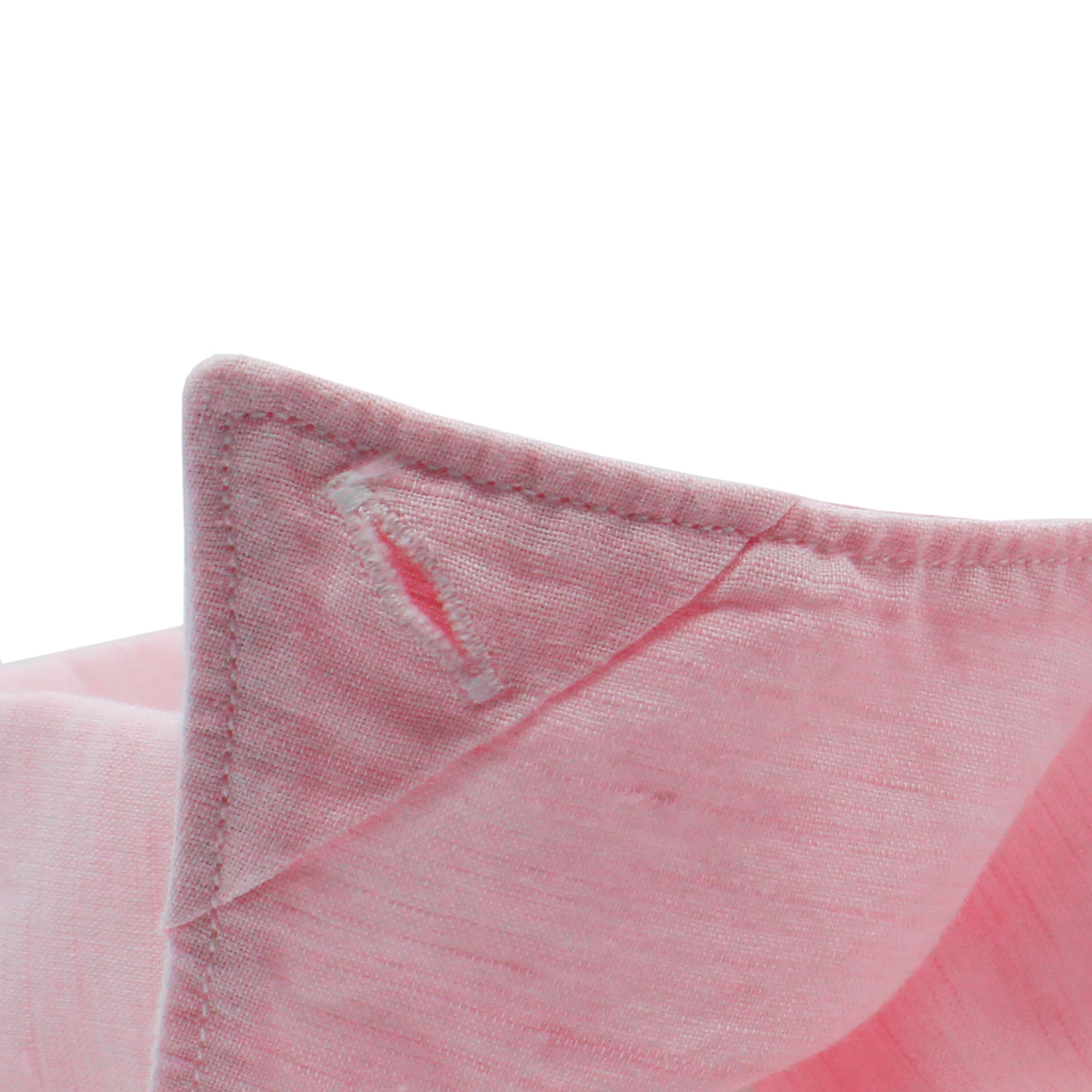 Camicia slim fit Tokyo rosa, collo intero ustica