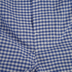 Boxer shorts blue checkered gray background