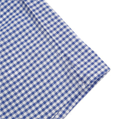 Boxer blu sfondo grigio a scacchi