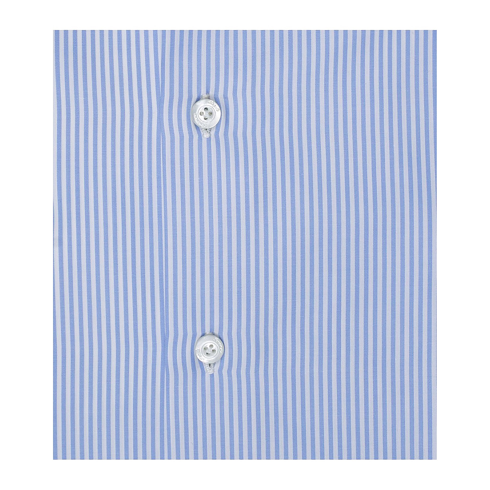 Camicia classica Napoli a righe azzurre