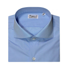 Dress shirt Milano slim fit cotton white or light blue
