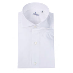 Milano 170 a due dress slim fit  white french collar. Finamore 1925