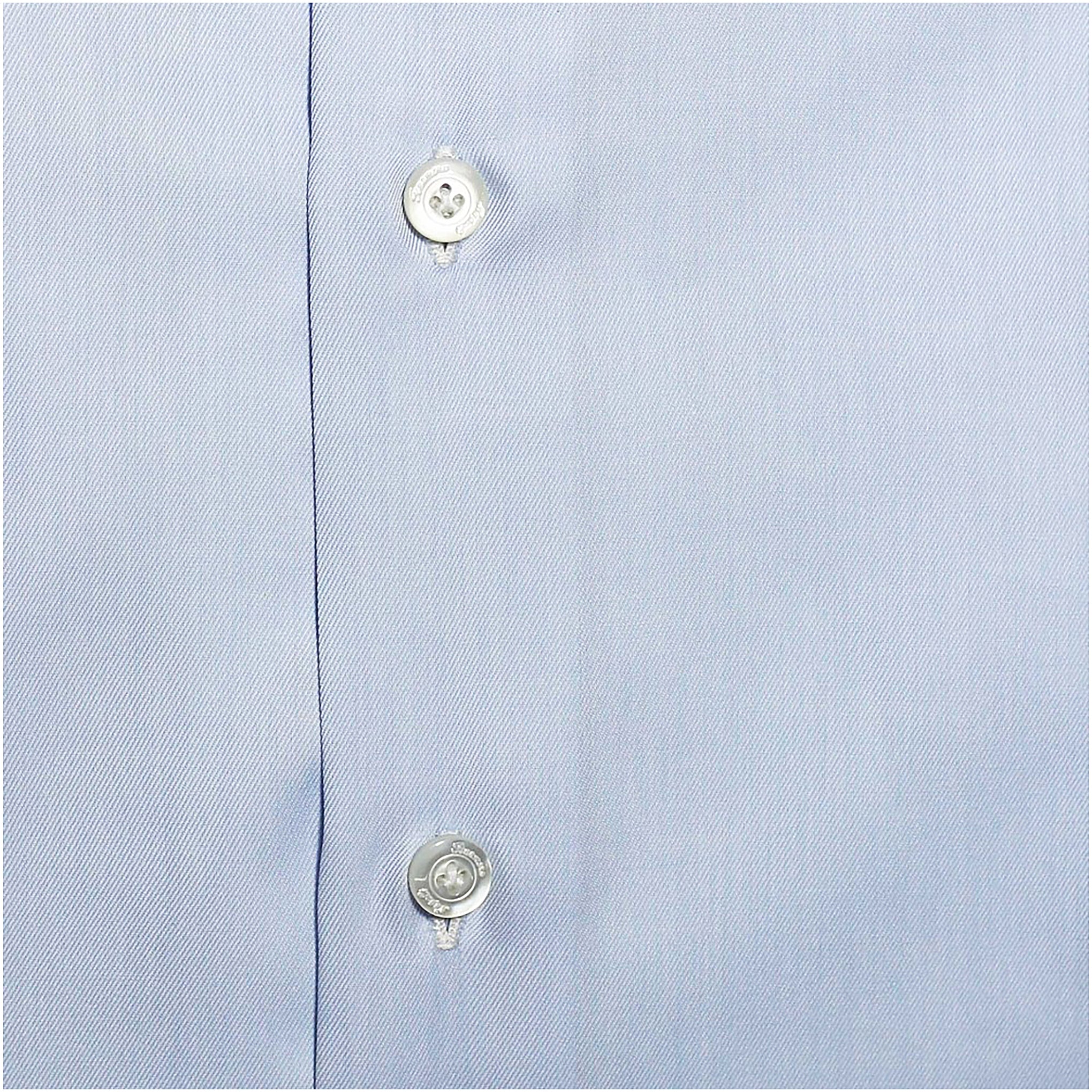Napoli Traveller white or light blue twill shirt Finamore 1925